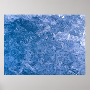 Póster Pintura abstracta azul