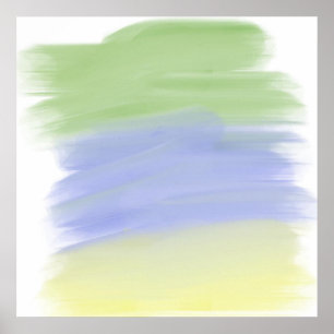 Póster pintura abstracta colorida