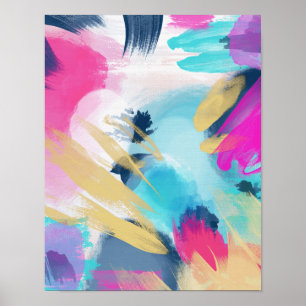 Póster Pintura abstracta de Fleur //