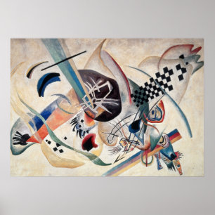 Póster Pintura abstracta de la composición de Kandinsky