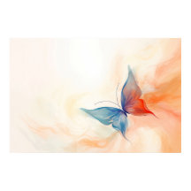 Pintura abstracta de mariposa