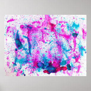 Póster Pintura abstracta de tinta de alcohol. Alcohol Ink