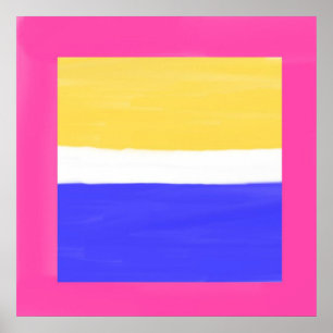Póster pintura abstracta moderna
