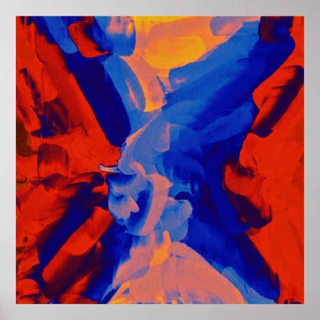 Póster Pintura abstracta | Resumen del artículo 10 (Frente)