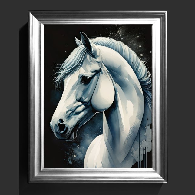 Póster Pintura acuarela de caballo (Subido por el creador)