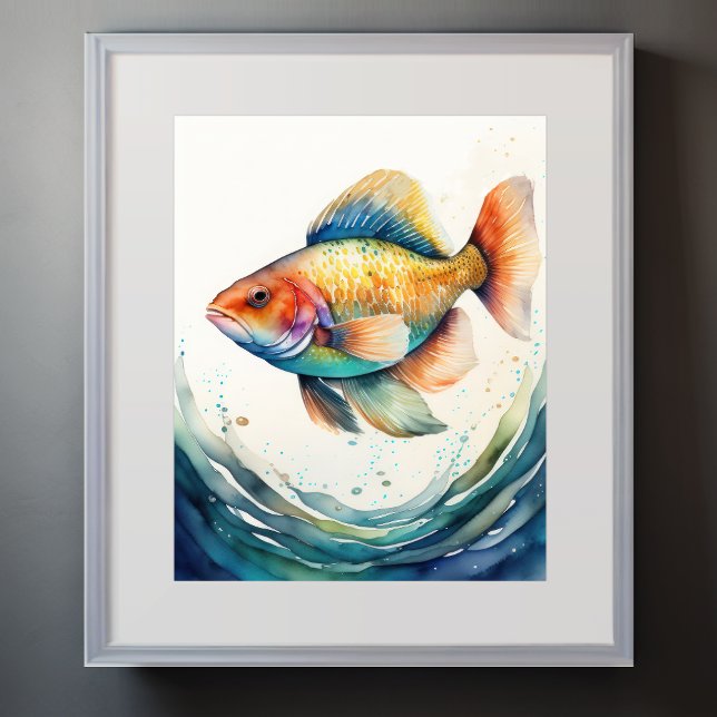 Póster Pintura acuarela de peces (Subido por el creador)