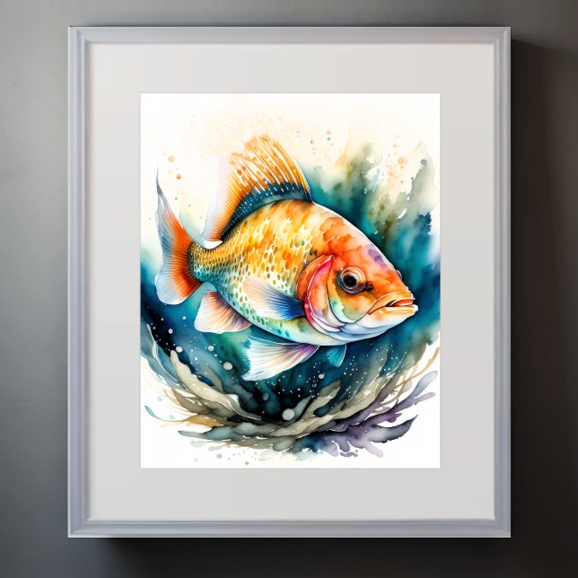 Póster Pintura acuarela de peces (Subido por el creador)
