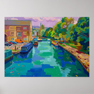 Póster Pintura al estilo fauvista de la cuenca del canal 