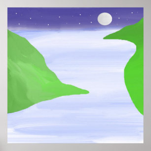 Póster pintura al óleo