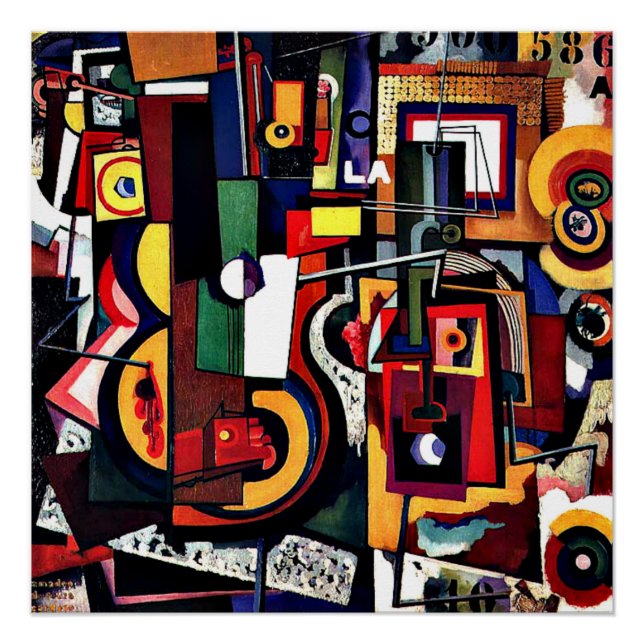 Póster Pintura, arte de Amadeo de Souza-Cardoso (Anverso)