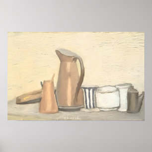 Póster pintura artística de Giorgio Morandi