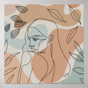 Póster Pintura artística femenina