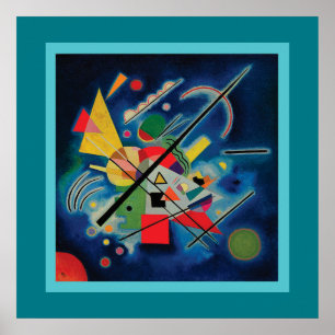 Póster Pintura azul de Wassily Kandinsky