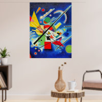 Pintura azul de Wassily Kandinsky,
