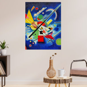 Póster Pintura azul de Wassily Kandinsky,