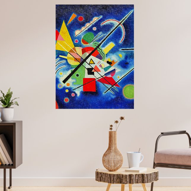 Póster Pintura azul de Wassily Kandinsky, (Salón 3)