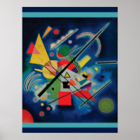Pintura azul de Wassily Kandinsky