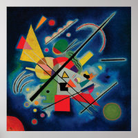 Pintura azul de Wassily Kandinsky
