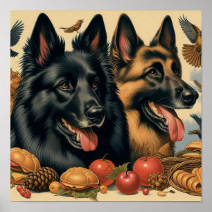 Póster Pintura belga vintage de Tervuren