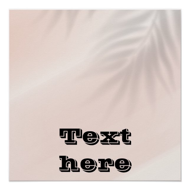 Póster Pintura brillante de Zazzle (Anverso)