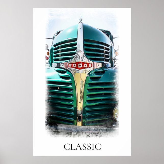 Póster *~* Pintura clásica de antigüedades antiguas (Frente)