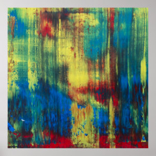 Póster Pintura colorida abstracta 2