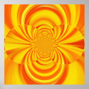 PÓSTER PINTURA COLORIDA DE RAINBOW SWIRL