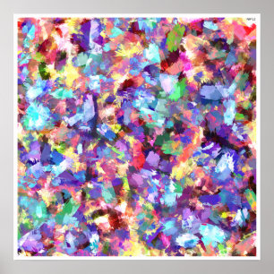 Póster Pintura con color