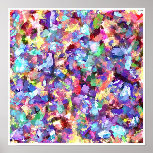 Póster Pintura con color (Frente)