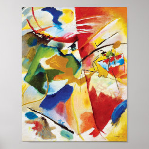 Póster Pintura con Green Center de Wassily Kandinsky