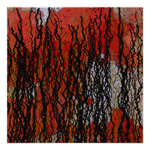 Póster Pintura Contemporánea Abstracta