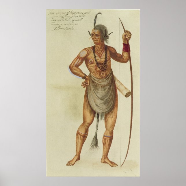 Póster Pintura corporal india (Frente)