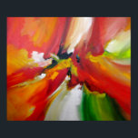 Póster Pintura de acción abstracta<br><div class="desc">Pintura de acción abstracta</div>
