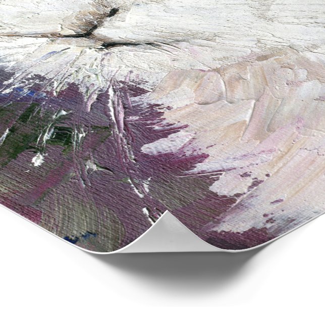 Póster Pintura de aceite de conejo. (Esquina)