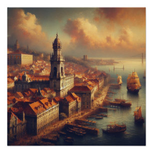 Póster Pintura de aceite del Renacimiento