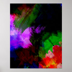 Póster Pintura de acuarela abstracta 2