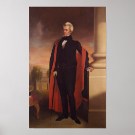 Póster Pintura de Andrew Jackson