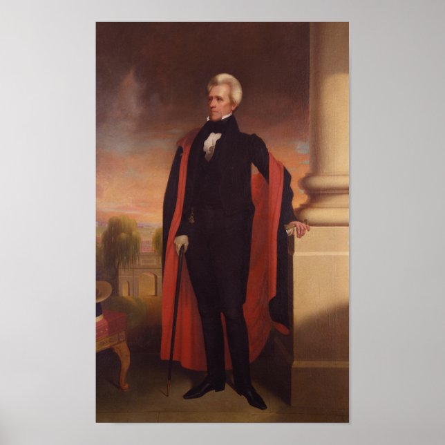 Póster Pintura de Andrew Jackson (Frente)