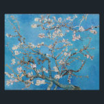 Póster Pintura de arte de Almond Blossoms Blue Vincent va<br><div class="desc">Vincent van Gogh (Holandés, 1853 - 1890) Almond Blossom, 1890, Oil on canvas Unframed: 73, 3 cm x 92, 4 cm Vincent van Gogh pintó esta vida de flores de almendros contra un cielo azul para su sobrino recién nacido que fue nombrado en su nombre. El almendro es un símbolo...</div>