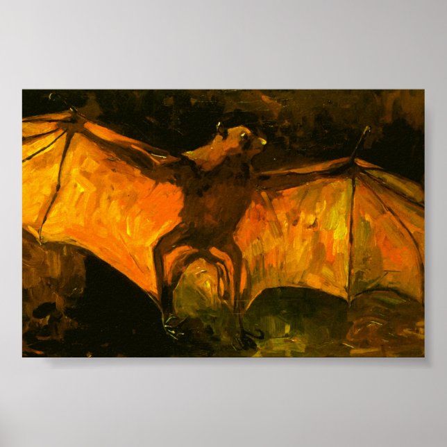 Póster Pintura de Bella Artes de Fox Van Gogh (Frente)