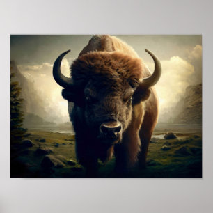 Póster Pintura de Bison