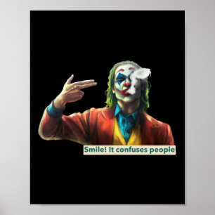 Póster Pintura de bromas - ¡Sonríe! Confunde a la gente