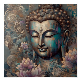 PÓSTER PINTURA DE CARA BUDA #10