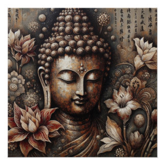 PÓSTER PINTURA DE CARA BUDA #5