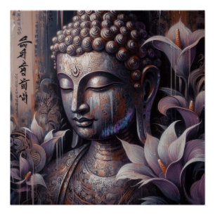 PÓSTER PINTURA DE CARA BUDA #7