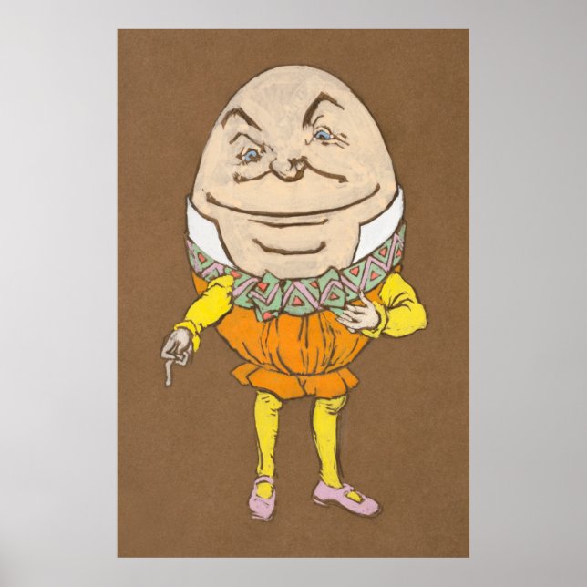 Póster Pintura de caracteres de Alice y Wonderland Forest (Frente)