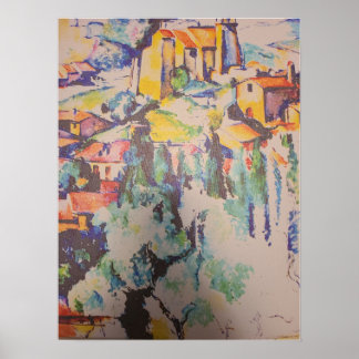 Póster pintura de cezanne - modificada por Mark Pettinell