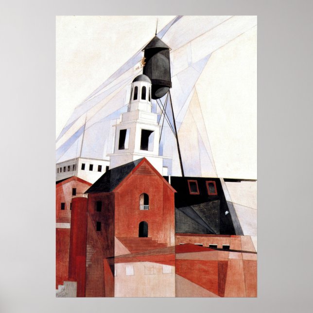 Póster Pintura de Charles Demuth, Lancaster (Frente)