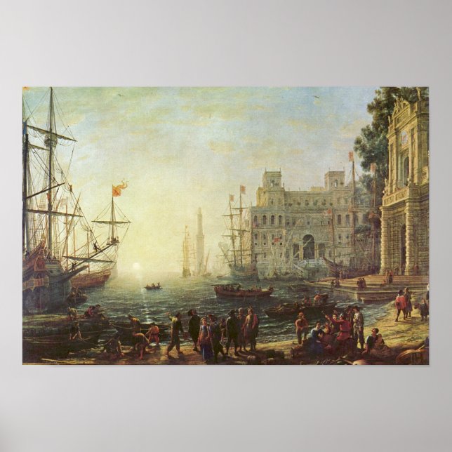Póster Pintura de Claude Lorrain (Frente)
