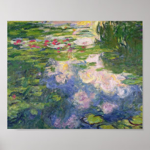 Póster Pintura de Claude Monet Water Lilies